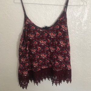 floral tank top